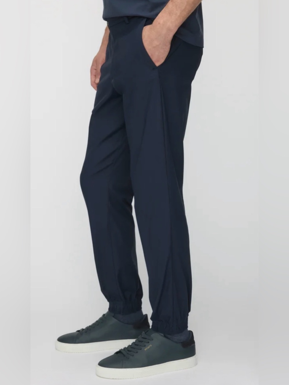 Kit and Ace Men's Commute Jogger Pants Navy Waist 32